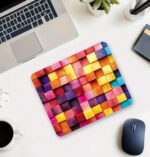 Colorful Wooden Boxes 22x18cm Mouse Pad ilyuka Mini Boy Gaming Mousepad MP392218