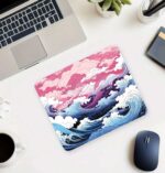 Japanese Waves 22x18cm Mouse Pad ilyuka Mini Boy Gaming Mousepad MP452218