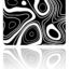 Black And White Topography Map MP384030 Oyuncu Mouse Pad