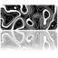 70x30cm Mouse Pad Büyük Boy Gaming Mousepad Black And White Topography Map