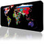 90x40cm World Map Flags Crazy Heart XXL Büyük Boy ilyuka MP539040 Gaming Mouse Pad